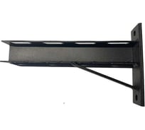 Металлический кронштейн ООО "СВОЙ МАСТЕР" 300 l, черный муар 08.0045