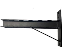 Металлический кронштейн ООО "СВОЙ МАСТЕР" 400 l, черный муар 08.0037