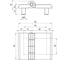 Универсальная шарнирная петля EMES ZMCK50X63 2