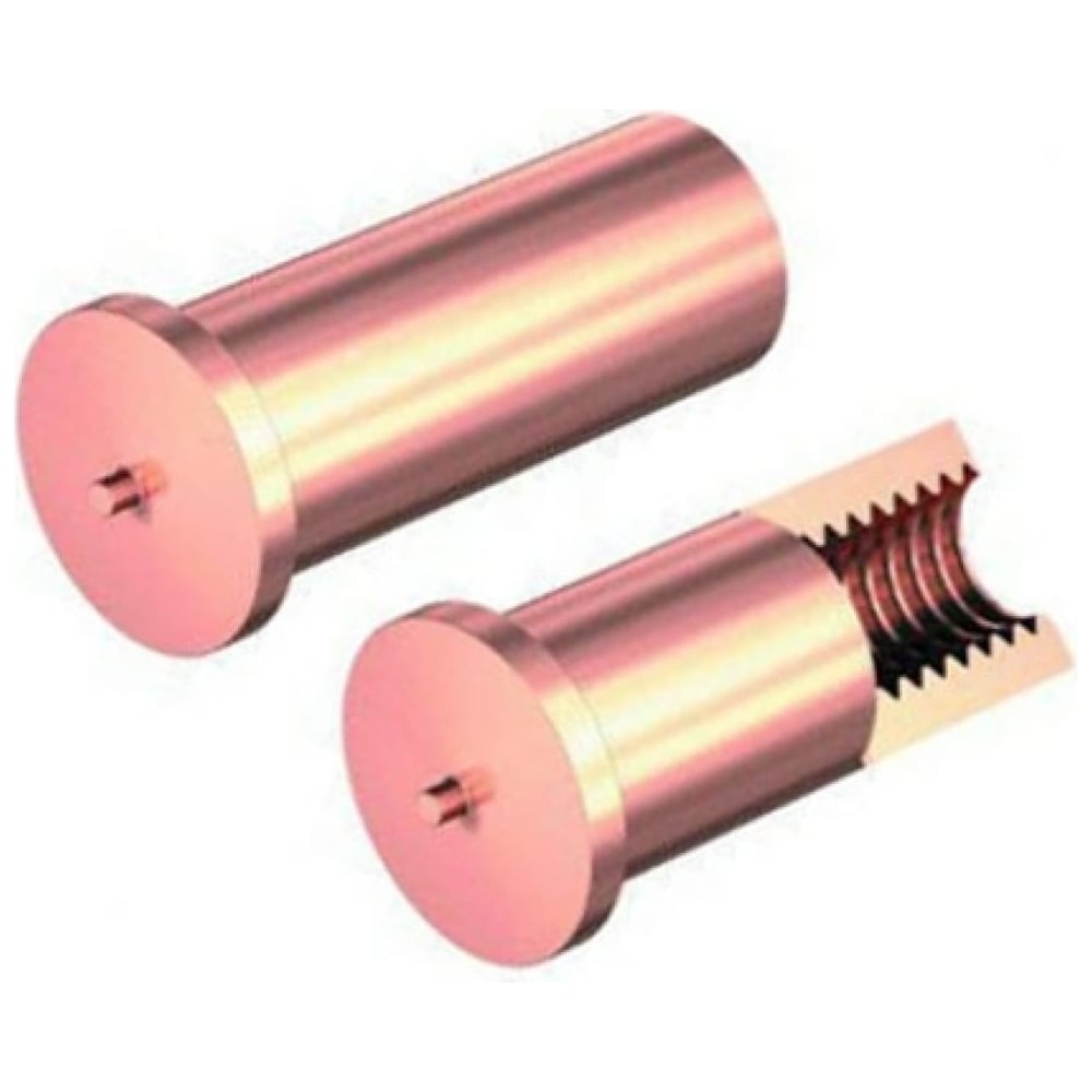 Резьбовая приварная втулка ЦКИ Cu 6x20 М4 25 шт. 43095 - выгодная цена ...