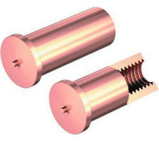 Резьбовая приварная втулка ЦКИ Cu 6x20 М4 25 шт. 43095 1