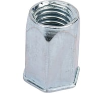 Заклепка-гайка ЦКИ М10 плоская, уменьшенная, шестигранная, СТ., Ц, REX 100 шт. 50823