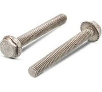 Болт с фланцем ЦКИ DIN 6921, М10x25, рифленый, 8.8, Ц, 50 шт. 36792