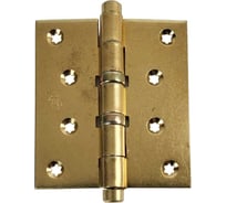 Дверная петля с шарикоподшипниками ALDEGHI LUIGI SPA 101x101x3 мм, цвет: латунь 130AO404