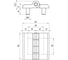 Универсальная шарнирная петля EMES ZMCB60X60 5