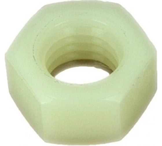 Гайка ЦКИ DIN 934, М3, полиамид, SW 5.5, аналог DIN 555, 200 шт. 48050 1
