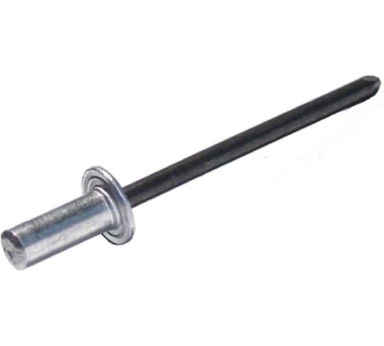 Тяговая заклепка ЦКИ Ал-Mg5.0/Ст плоская, закрытая, 4.8x11 REX 100 шт. 49771