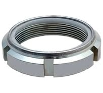 Шлицевая круглая гайка ЦКИ ART.88081 М35x1.5 с нейлоновой вставкой, 14H, Ц, 1 шт. 54636