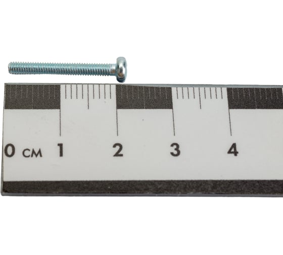Винт ЦКИ DIN 7985, М2.5x20, Ц, Ph 1 250 шт. 43224