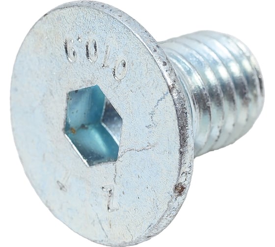 Винт ЦКИ DIN 7991, М10x16 10.9, Ц, HEX 6 25 шт. 48538