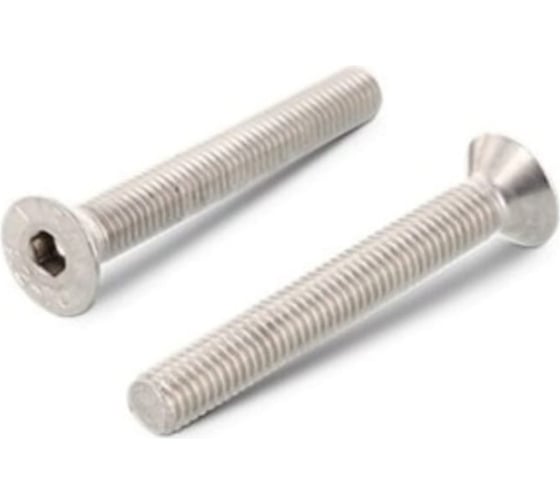 Винт ЦКИ DIN 7991, М6x18 8.8, Ц, HEX 4 50 шт. 48536 1
