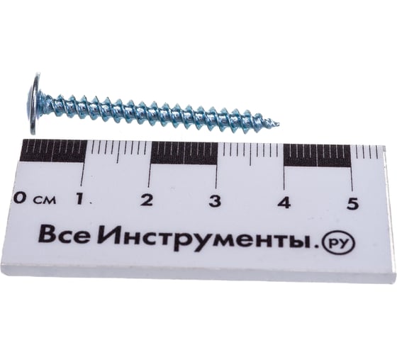 Саморез Tech-Krep 4,2х38 прессшайба, цинк, острый, 0.5 кг 125403