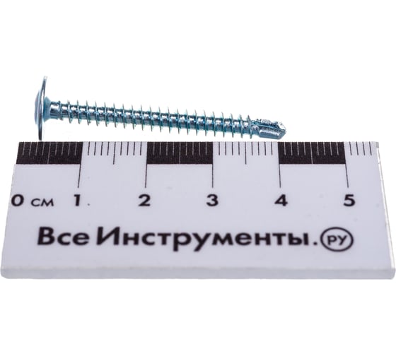Саморез 4,2*41 прессшайба Tech-Krep цинк сверло 0,5кг (161 шт.) 125410