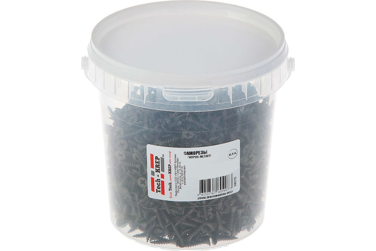 Саморез ШСГМ Tech-Krep 3,5х25 1200 шт, ведро 124379 - выгодная цена ...