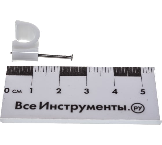 Скоба для кабеля, круглая А 9мм, 50шт - пакет Tech-Krep/Zitar 103650