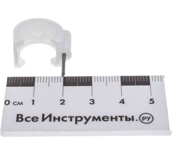 Скоба для кабеля, круглая А 14мм, 30шт - пакет Tech-Krep 103653