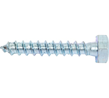 Болт DIN 571 сантехнический оцинкованный 10x60, 2 шт, пакет Zitar 103881