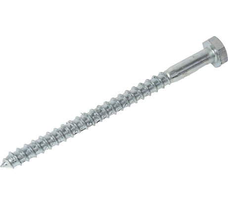 Сантехнический болт DIN 571, оцинкованный, 10x140 мм, 20 шт. в коробке с окном Zitar 126563