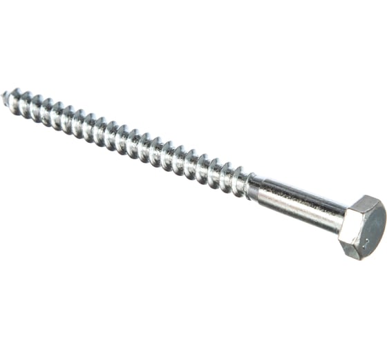 Сантехнический болт DIN 571 оцинкованный 10х140, 20шт - коробка Tech-Krep 126563