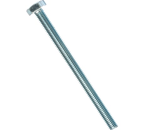 Болт с шестигранной головкой DIN933 оцинкованный М8x100 мм, 20 шт в коробке с окном Zitar 126505