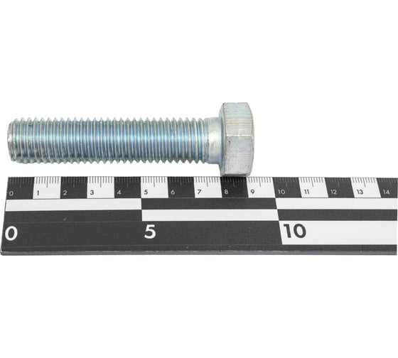 Болт с шестигранной головкой Tech-Krep DIN 933, оцинкованный, М18х80, 8 шт. - коробка 126540