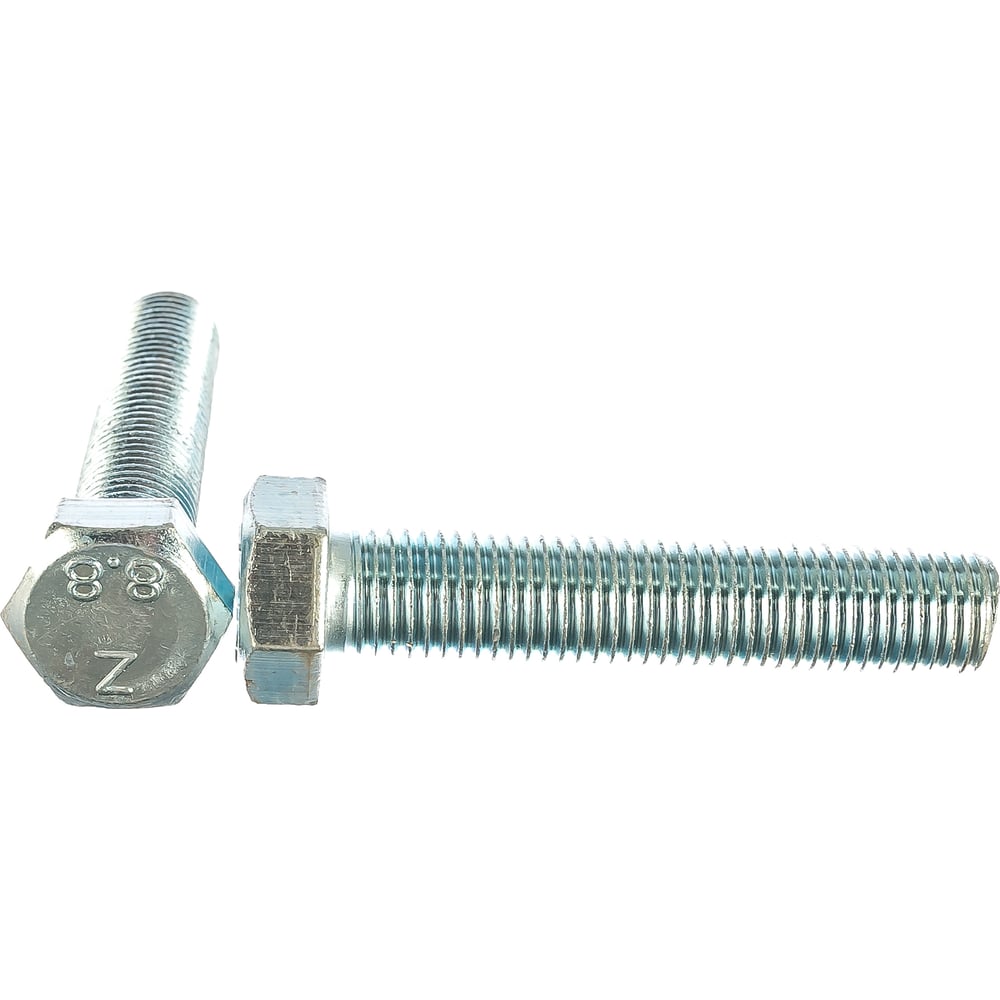 Болт DIN 933 с шестигранной головкой, оцинкованный М20х100, 5шт ...