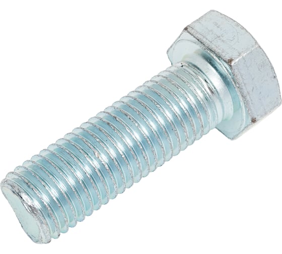 Болт DIN 933 с шестигранной головкой, оцинкованный М20х60, 8шт - коробка Tech-Krep 126542