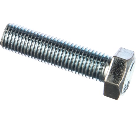 Болт DIN 933 с шестигранной головкой, оцинкованный М20х80, 5шт - коробка Tech-Krep 126544