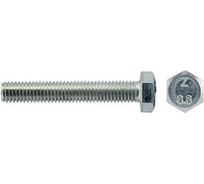 Болт DIN 933 с шестигранной головкой, оцинкованный М24х60, 4шт - коробка Tech-Krep 126545