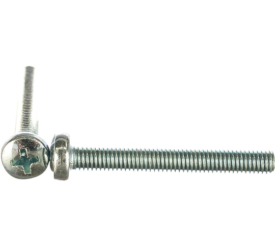 Винт DIN 7985 с полукруглой головкой, оцинкованный М5х40, 50шт - коробка Tech-Krep 105225 1