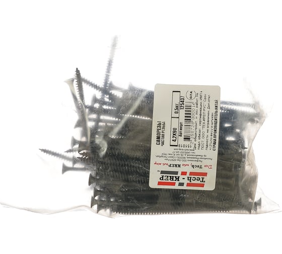 Саморез Tech-Krep 4,2*90 частая резьба 0,5кг (104 шт.) 125437