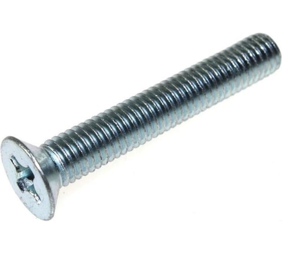 Винт DIN 965 с потайной головкой, оцинкованный M6х10 Tech-Krep 912109