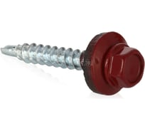Кровельный саморез Tech-Krep КР сверло 4,8х35 RAL-3011 тёмно-красный 250 шт, ведро 103183
