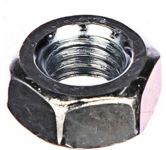 Шестигранная гайка DIN 934 оцинкованная М6, 200шт - коробка Tech-Krep 105247
