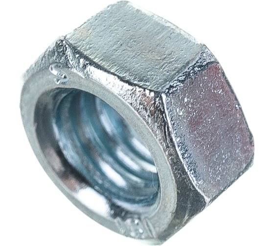 Шестигранная гайка DIN 934 оцинкованная М6, 200шт - коробка Tech-Krep 105247