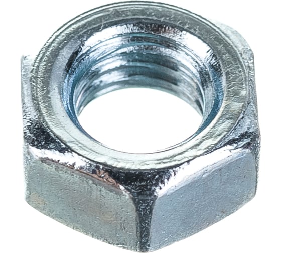 Шестигранная гайка DIN 934 оцинкованная М6, 200шт - коробка Tech-Krep 105247