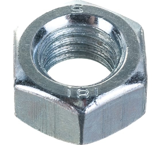 Шестигранная гайка DIN 934 оцинкованная М12, 30шт - коробка Tech-Krep 105250