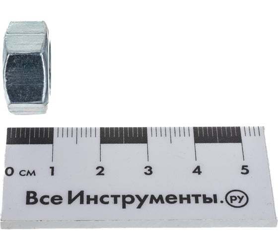Шестигранная гайка DIN 934 оцинкованная М12, 30шт - коробка Tech-Krep 105250