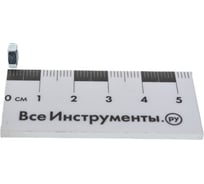 Шестигранная гайка DIN 934 оцинкованная М4, 50шт - пакет Tech-Krep 103023