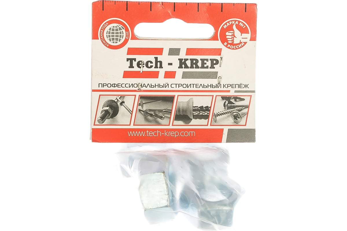 Шестигранная гайка DIN 934 оцинкованная М16, 4шт - пакет Tech-Krep ...