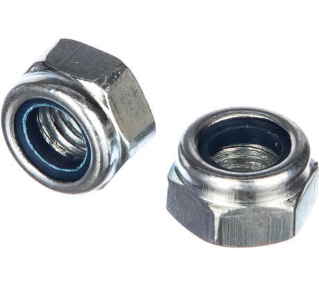 Самоконтрящаяся гайка DIN985 оцинкованная М8, 100 шт, коробка с окном Zitar 105254