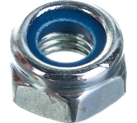 Самоконтрящаяся гайка DIN 985 оцинкованная М10, 40шт - коробка Tech-Krep 105255