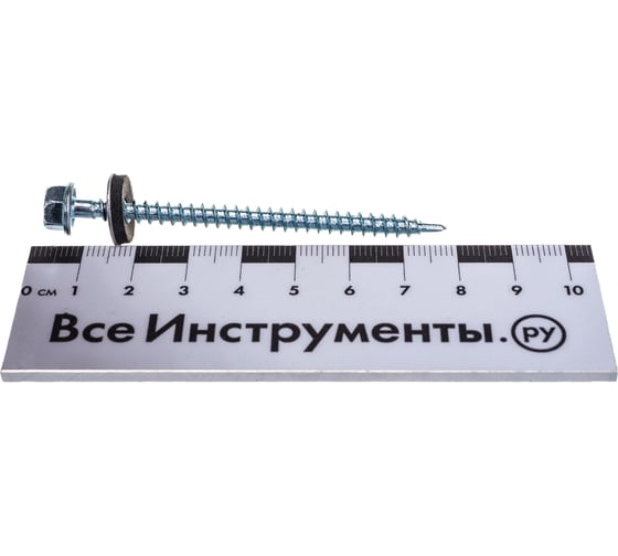 Кровельный саморез Tech-Krep КР ZP сверло 4,8х76 100 шт, ведро 104749