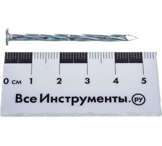Винтовой оцинкованный гвоздь 3.0х50, 300г - коробка Tech-Krep 124585