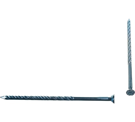 Винтовой оцинкованный гвоздь 3.4х90, 700г - коробка Tech-Krep 124593