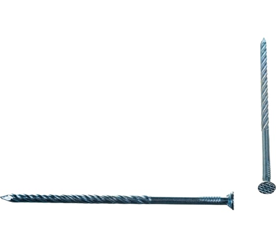 Винтовой оцинкованный гвоздь 3.4х90, 700г - коробка Tech-Krep 124593 1