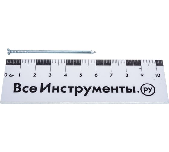Строительный оцинкованный гвоздь 2.5х60, 400г (примерно 179 шт.)  - коробка Tech-Krep 102029