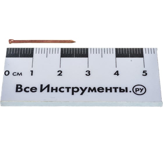Финишный омедненный гвоздь 1.4х25, 50шт - пакет Tech-Krep/Zitar 104918