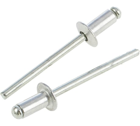 Заклепка 4,0x10 100 шт коробка с окном Zitar 102287
