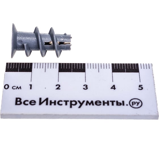 Пластиковый дюбель для ГКЛ со сверловой насадкой 200шт - коробка Tech-Krep TT-22 117981